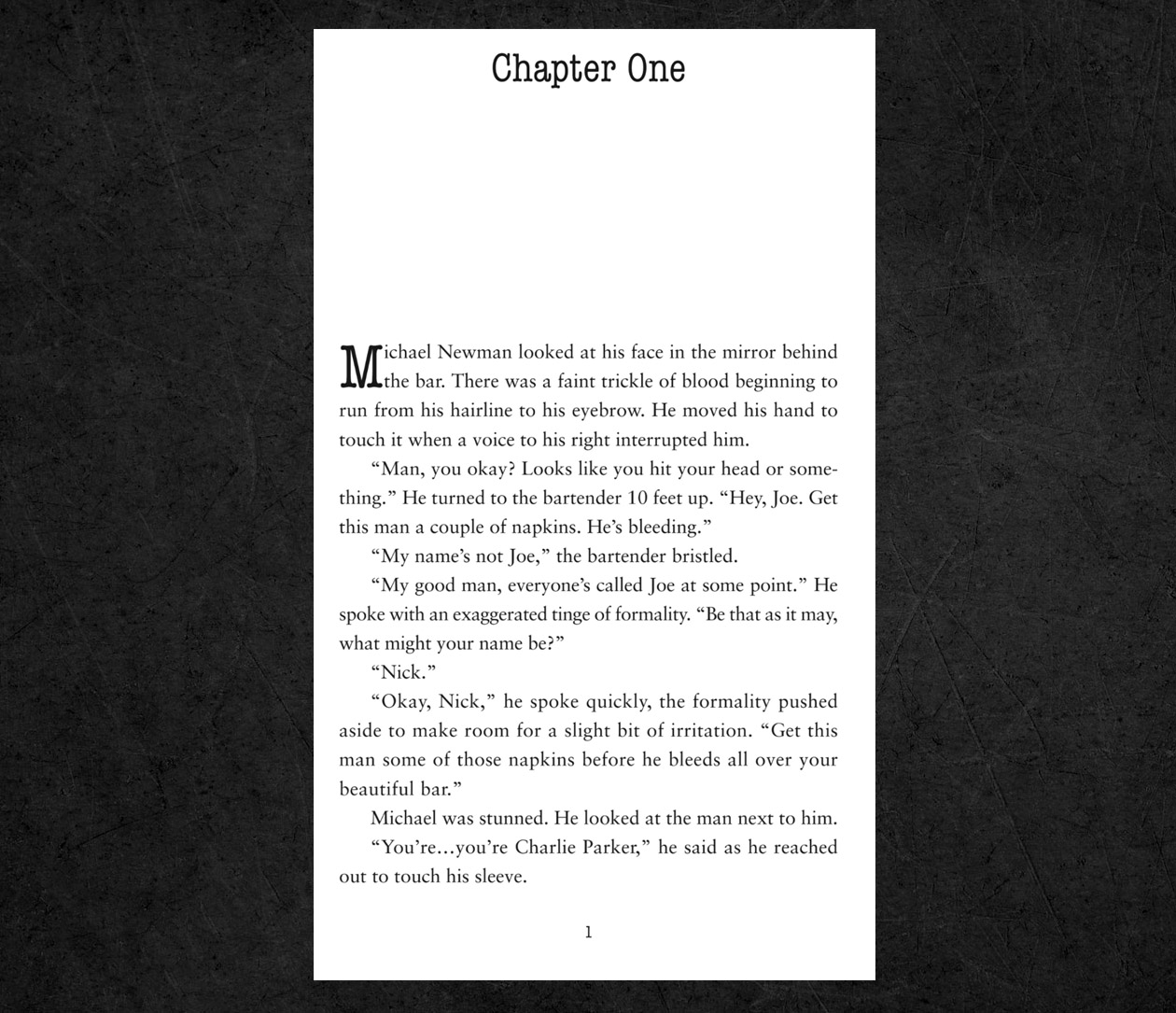 Audiobook Sample  of Chapter One
